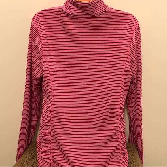 Be Inspired Black & Pink Striped Zip front Jacket - Picture 5 of 6